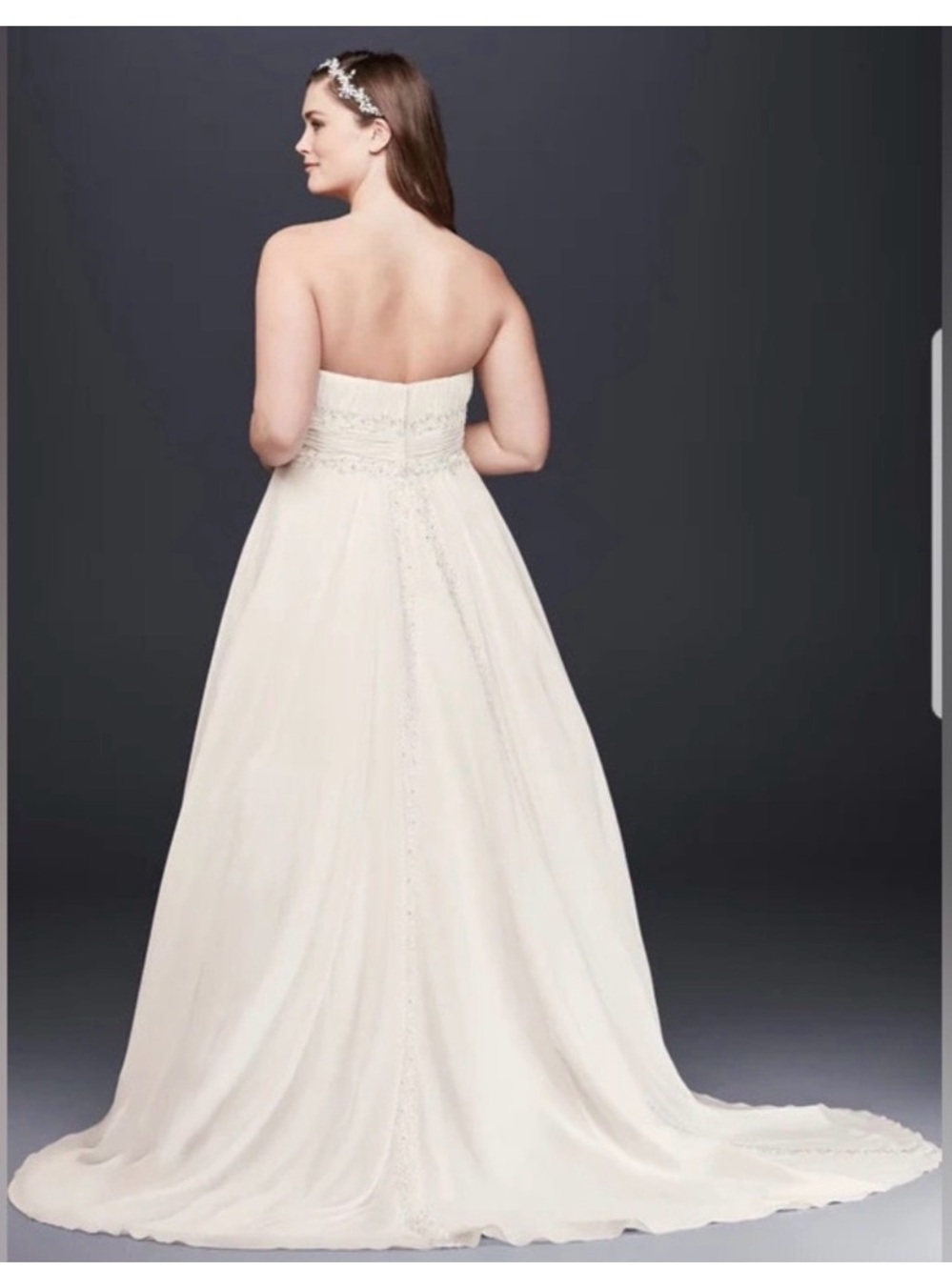 David bridal 9V9743 white size 18W
